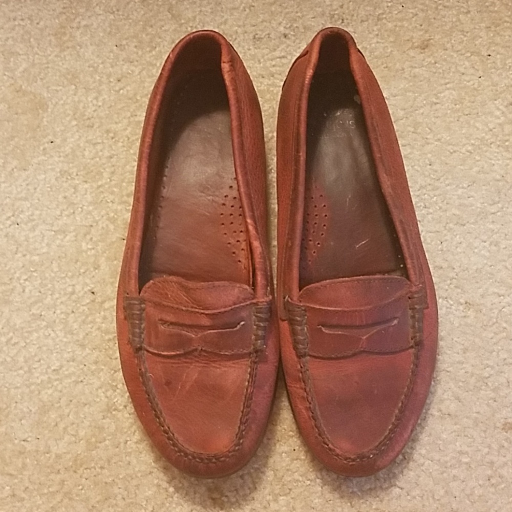Weejuns Red Leather loafers